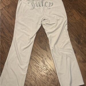 Juicy Couture Light Gray Velour Pants